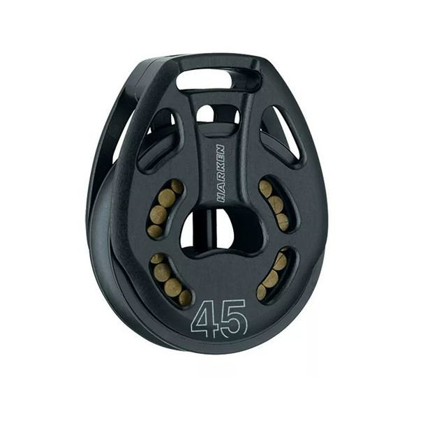 Harken 45mm Black Magic Laschblock, 1-scheibig